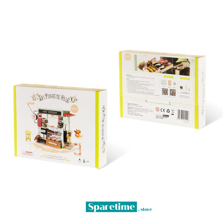 Rolife Dessert Shop Sweets Station Miniature Dollhouse DGM06