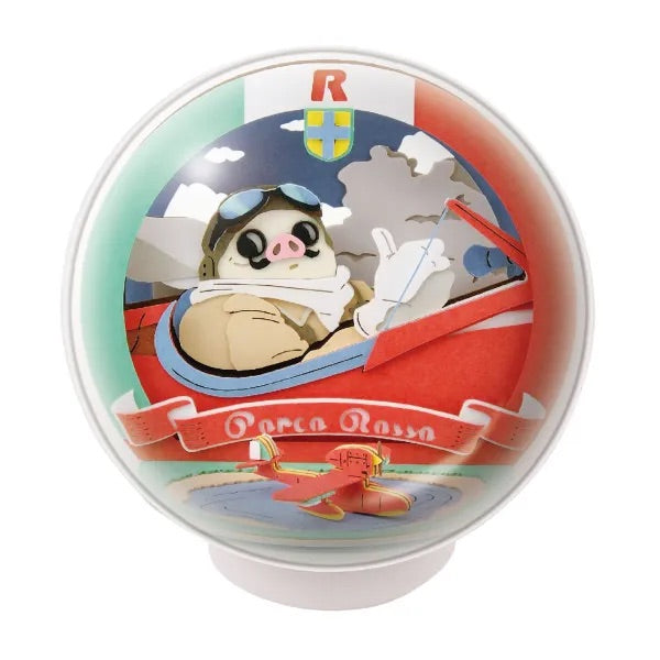 PTB-12 Porco Rosso Airplane Piloting Porco Rosso Paper Theater Ball "Porco Rosso", Ensky Paper Theater