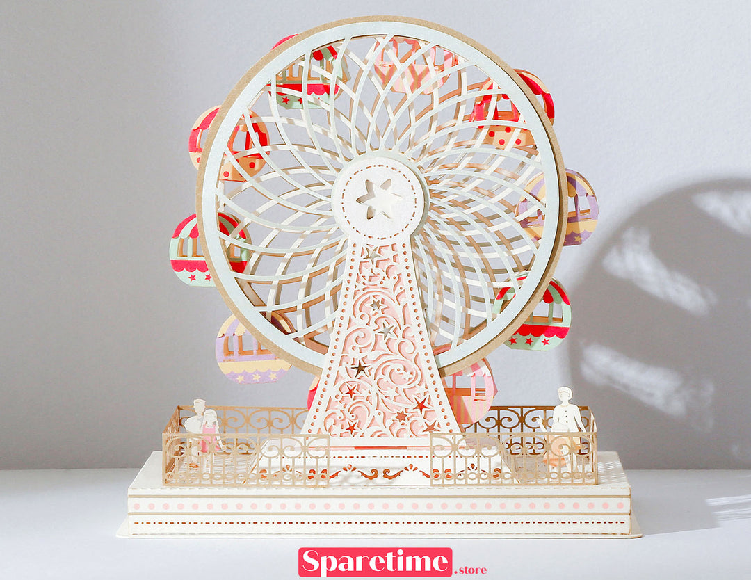 Good Times landscape / Ferris Wheel 3d puzzles paper craft diy