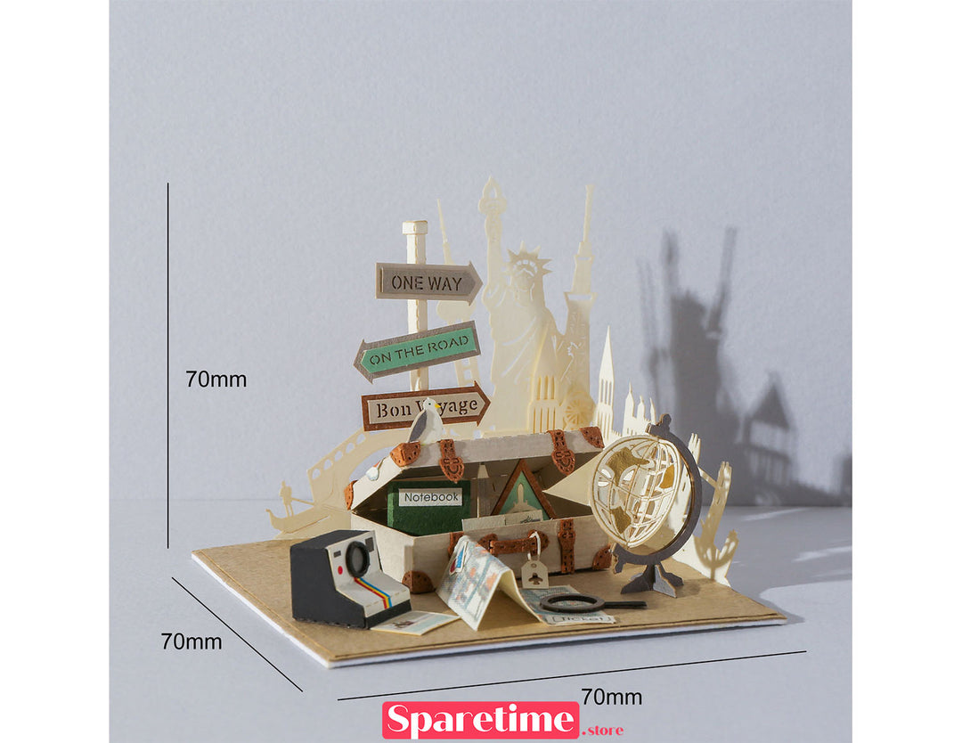 Good Times landscape / Travel 3d paper craft diy