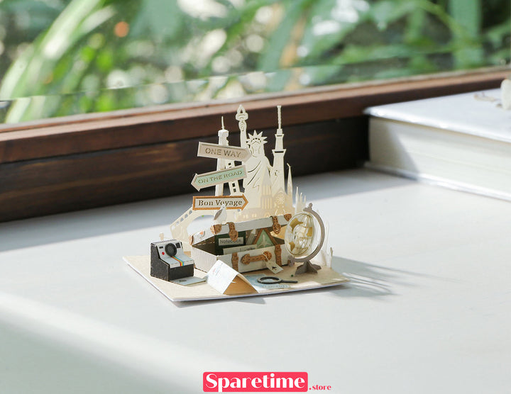 Good Times landscape / Travel 3d paper craft diy