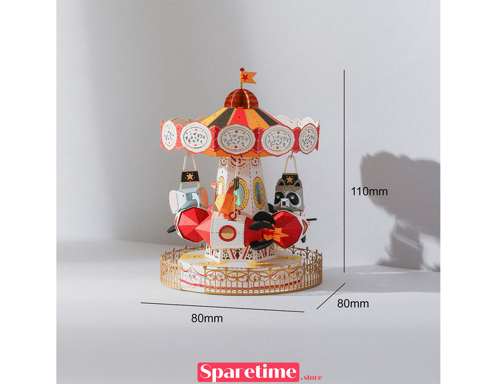 Good Times landscape / Wave Swinger 3d paper puzzle diy