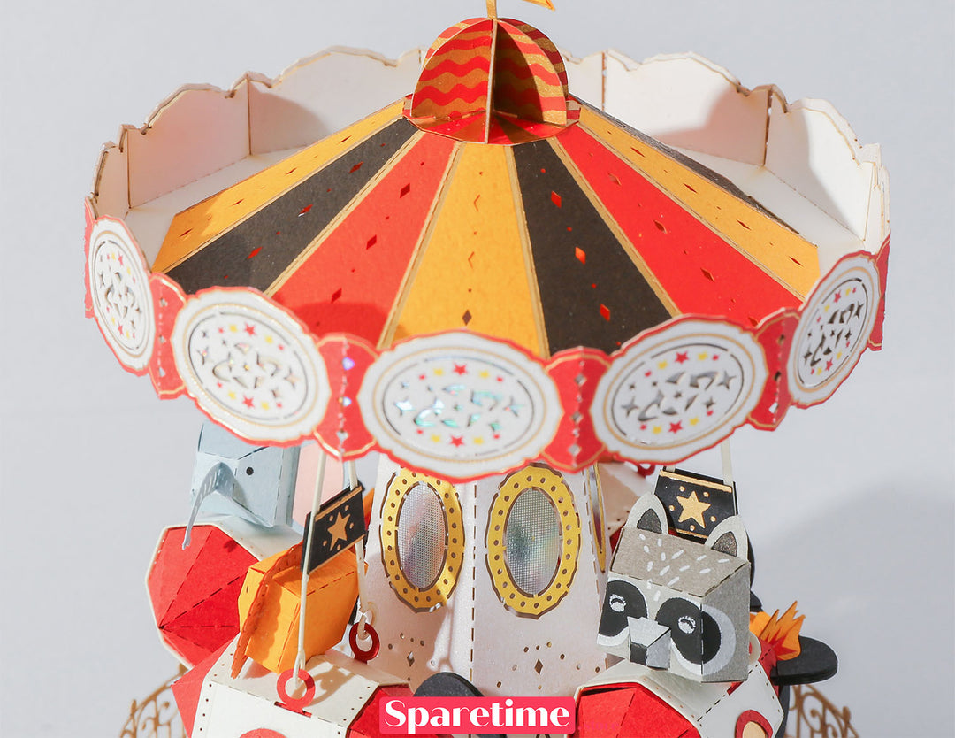 Good Times landscape / Wave Swinger 3d paper puzzle diy