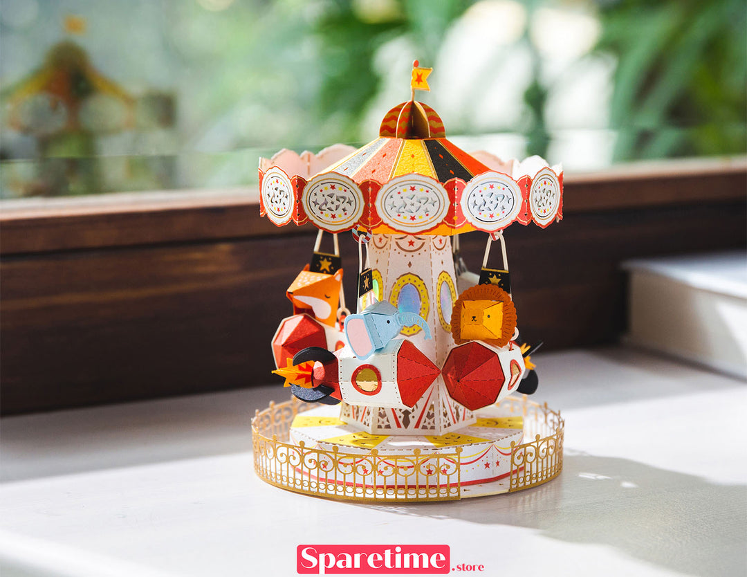 Good Times landscape / Wave Swinger 3d paper puzzle diy