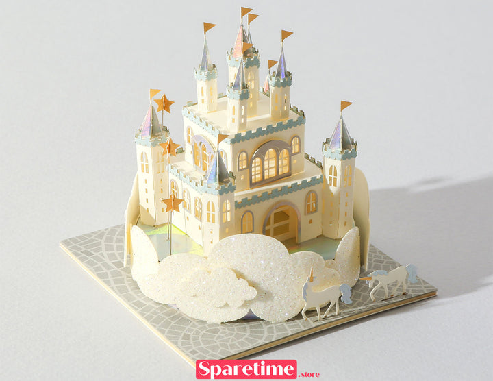 Good Times landscape / Castle 3d paper craft diy