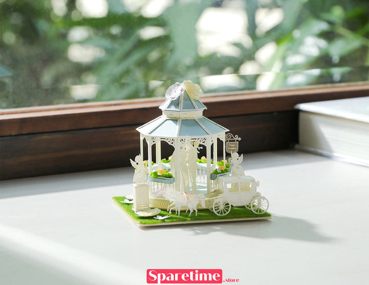 Good Times landscape / Wedding in Pavilion 3d paper puzzle diy
