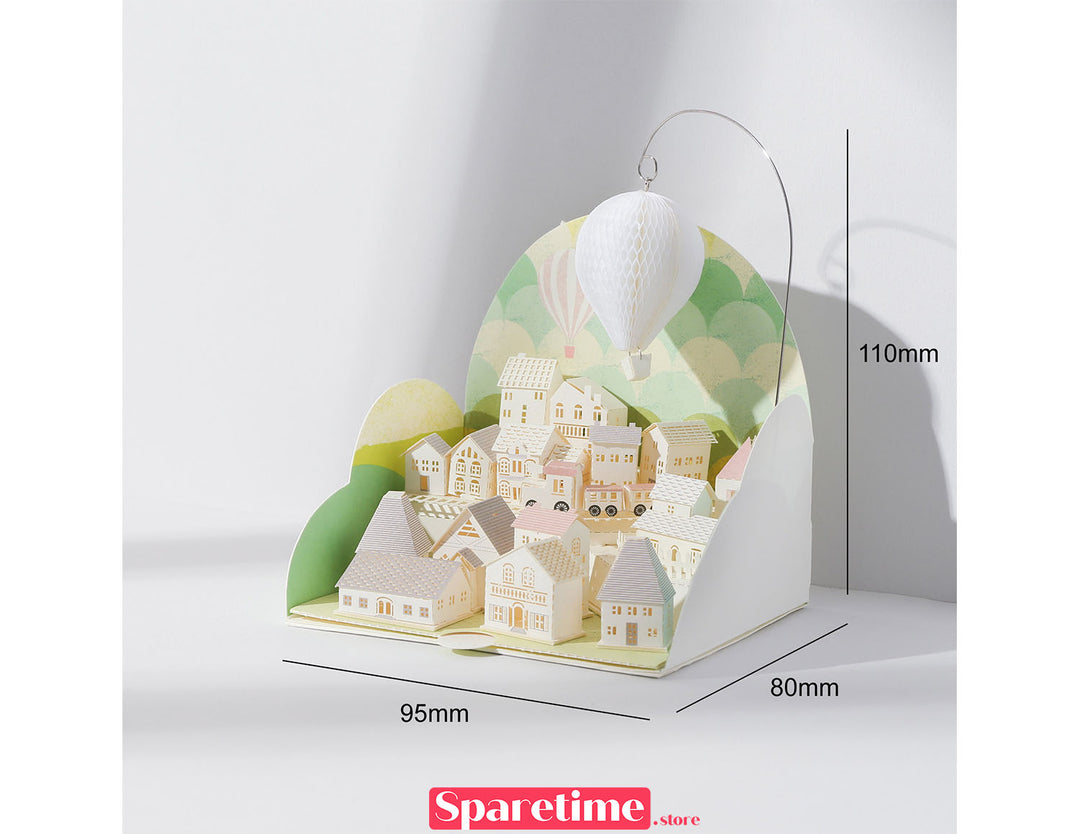 Memorial Day Landscapes / Balloon Trip 3d paper craft puzzle diy