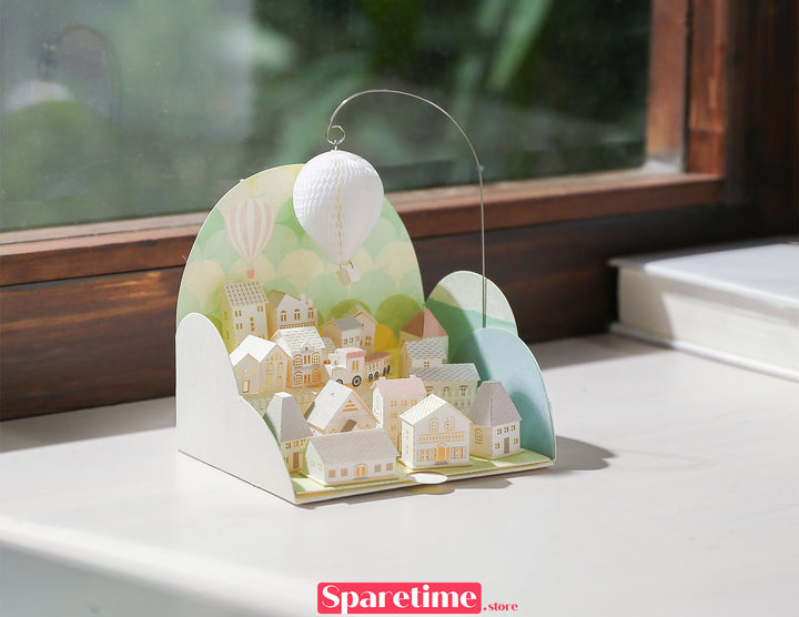 Memorial Day Landscapes / Balloon Trip 3d paper craft puzzle diy