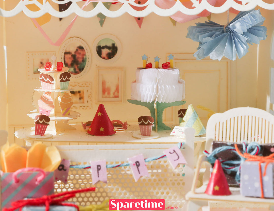Memorial Day Landscapes / Birthday Party 3d paper craft puzzle diy