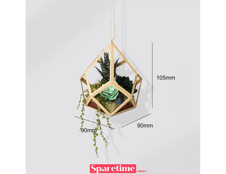 Paper Ornament DIY Kit / Succulent & Beetle jeancard 3d paper craft puzzle diy