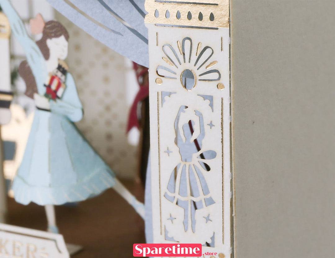 Paper Ornament DIY Kit / Nutcracker jeancard 3d paper craft puzzle diy