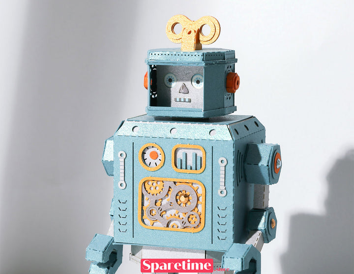 Robot DIY Kit / Dynamic Robot jeancard 3d paper craft puzzle diy