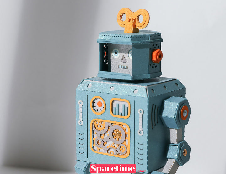 Robot DIY Kit / Dynamic Robot jeancard 3d paper craft puzzle diy