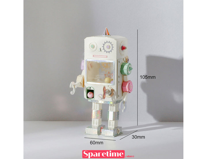 Robot DIY Kit / Gashapon Machine Robot jeancard 3d paper craft puzzle diy