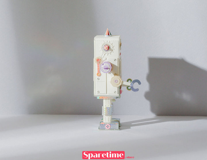 Robot DIY Kit / Gashapon Machine Robot jeancard 3d paper craft puzzle diy