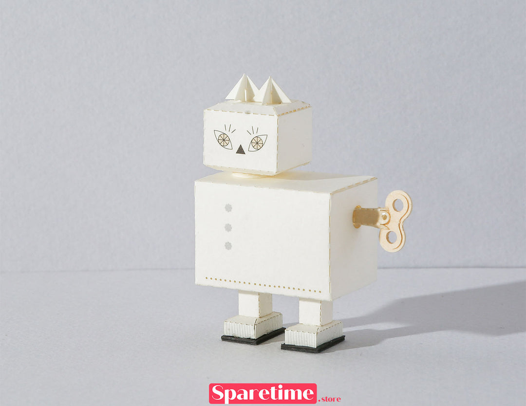 Robot DIY Kit / Robot&Cat jeancard 3d paper craft puzzle diy