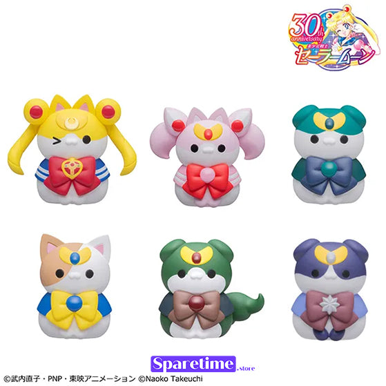 Sailor Mewn Vol 2. Set (w/gift) "Pretty Guardian Sailor Moon", Megahouse Mega Cat Project