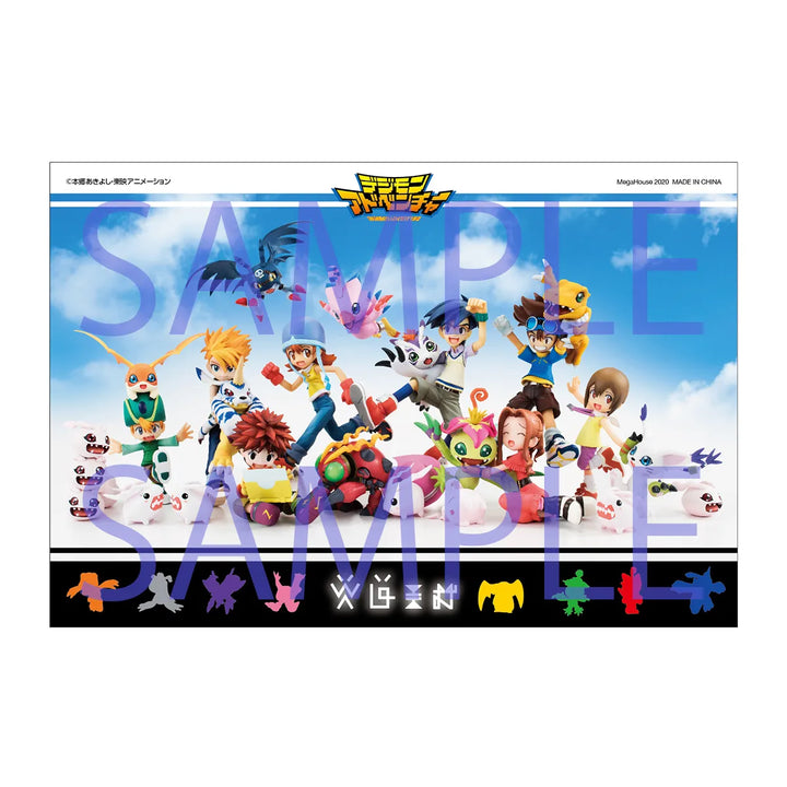 Digimon Adventure set (with gift) "Digimon", Megahouse Digicolle Mix