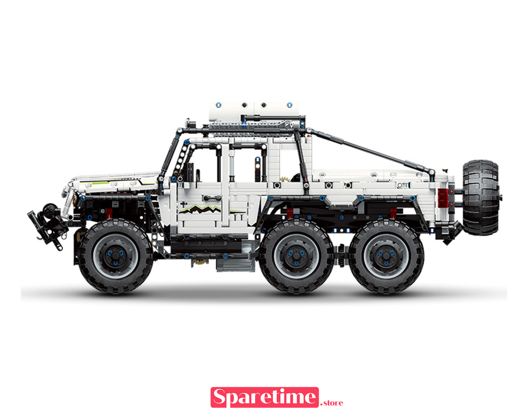Off-Road 6X6 SUV Car Remote Control Building Block Toy Set