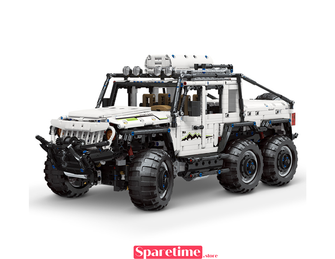 Off-Road 6X6 SUV Car Remote Control Building Block Toy Set