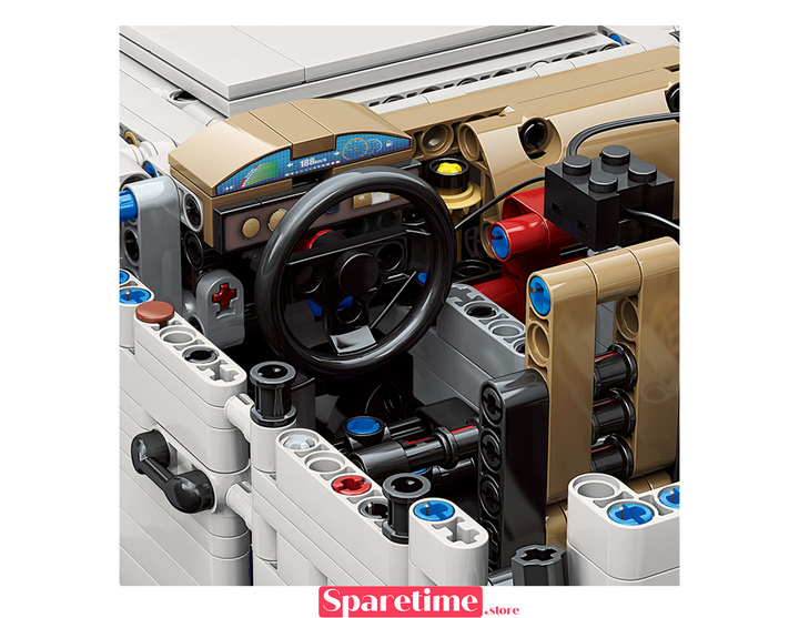 Off-Road 6X6 SUV Car Remote Control Building Block Toy Set
