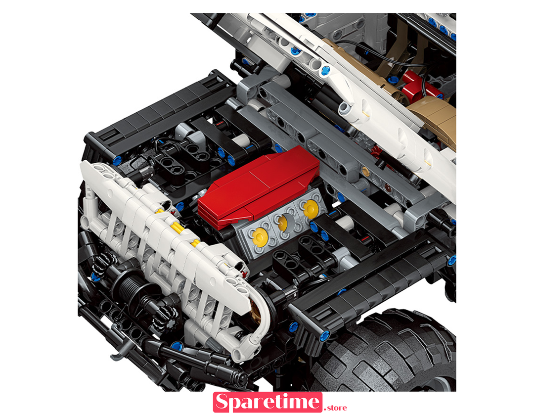 Off-Road 6X6 SUV Car Remote Control Building Block Toy Set