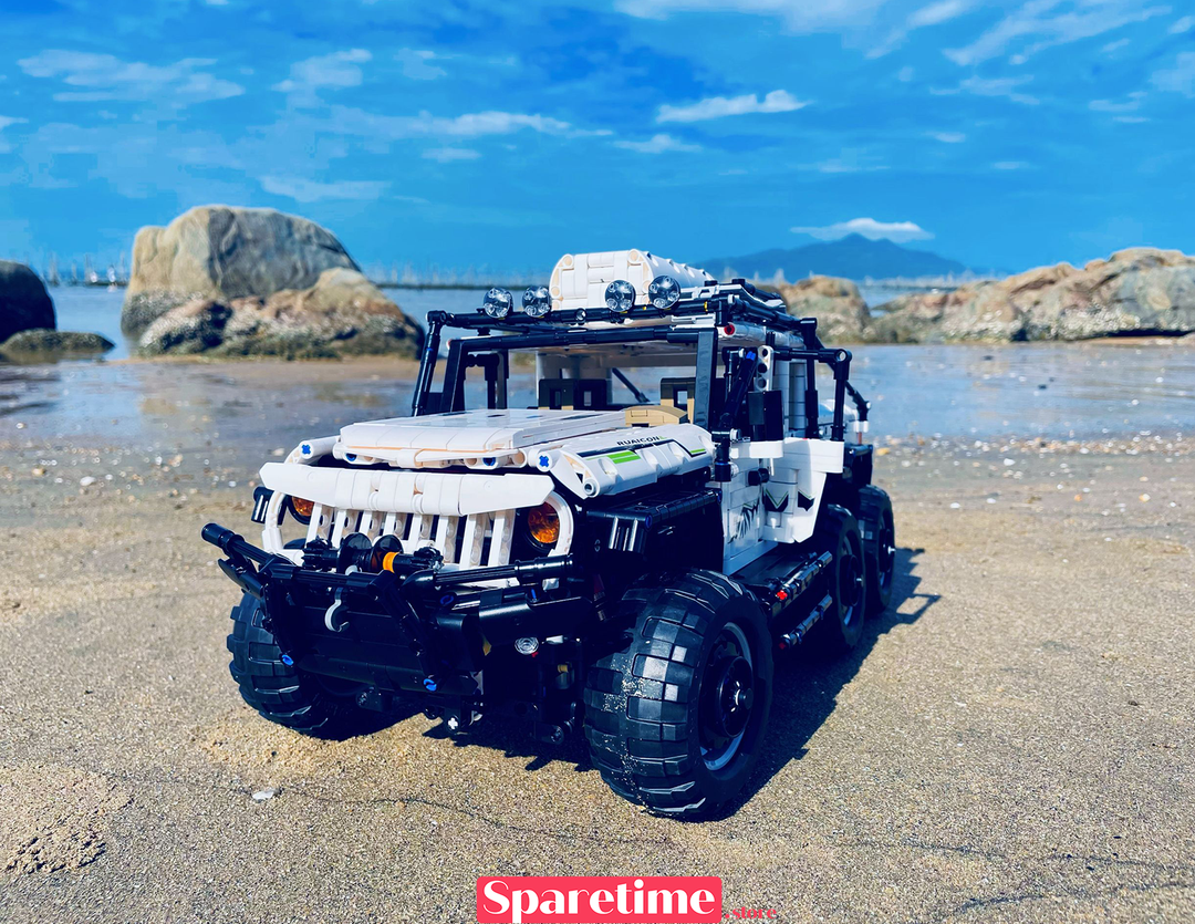 Off-Road 6X6 SUV Car Remote Control Building Block Toy Set