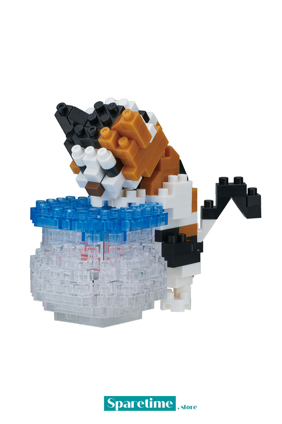 nanoblock Fishbowl cat