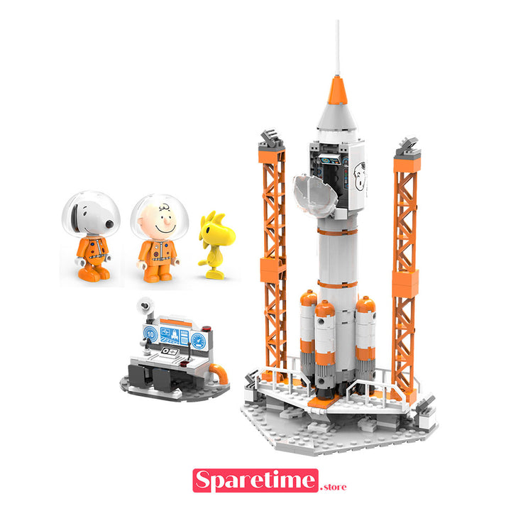 Linoos Peanuts Snoopy Space Rocket