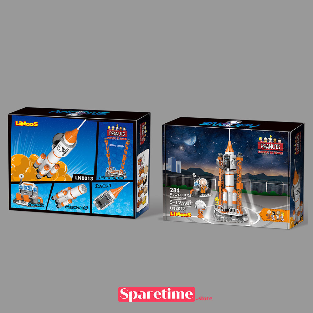 Linoos Peanuts Snoopy Space Rocket