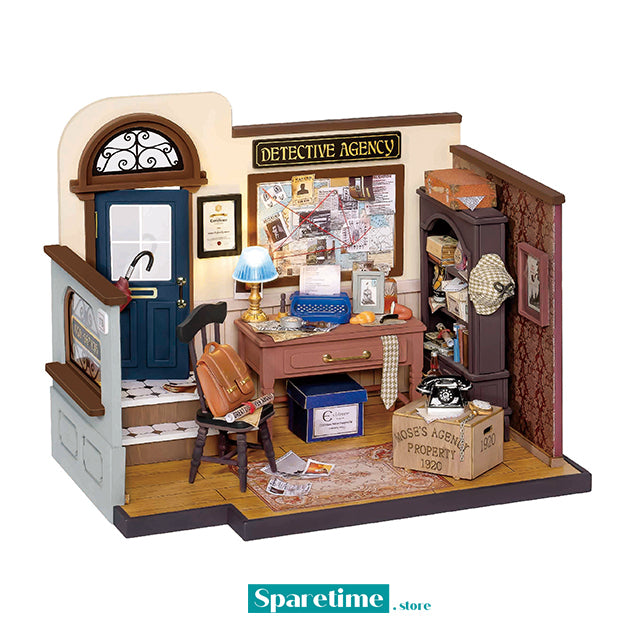 Rolife Mose's Detective Agency DIY Miniature House Kit