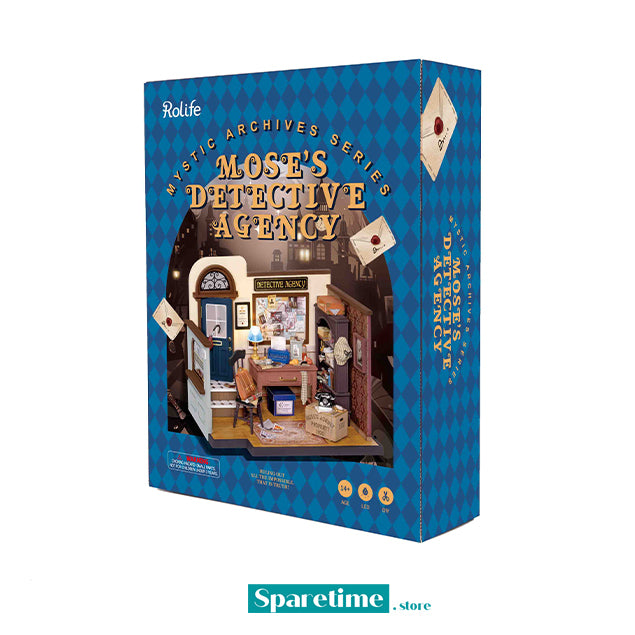 Rolife Mose's Detective Agency DIY Miniature House Kit