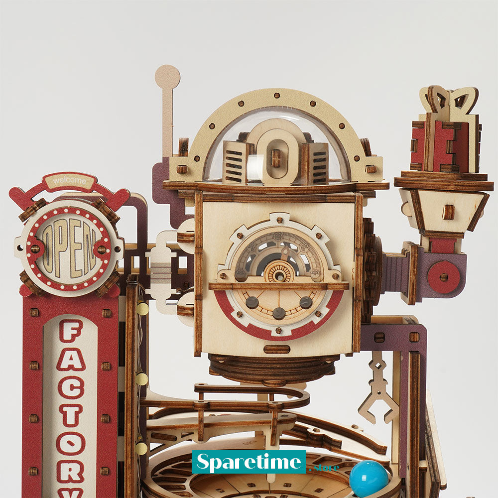 ROKR Chocolate Factory Marble Run 3D Wooden Puzzle LGA02