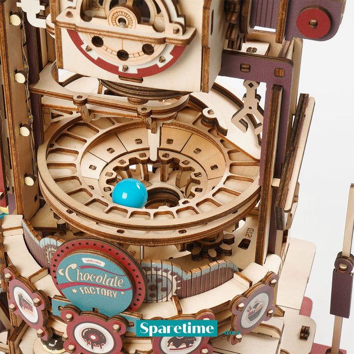 ROKR Chocolate Factory Marble Run 3D Wooden Puzzle LGA02