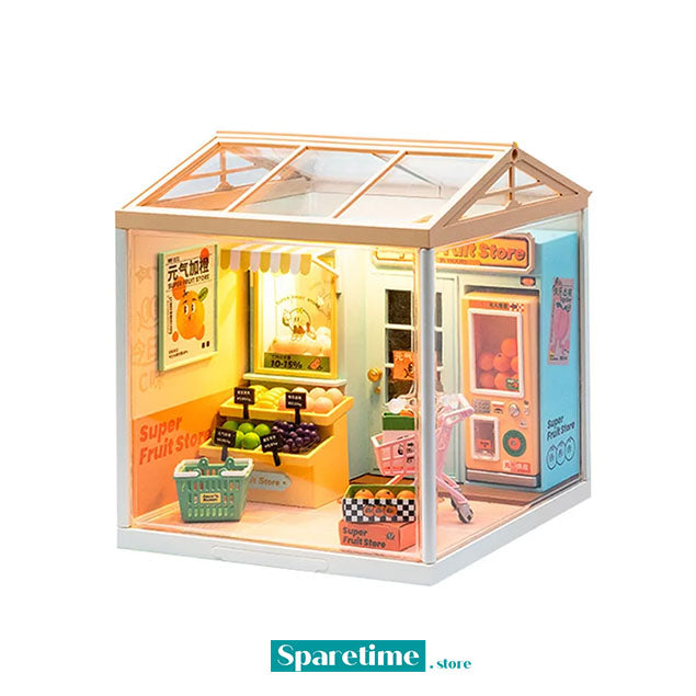 Rolife Super Creator Super Fruit Store Plastic DIY Miniature House Kit