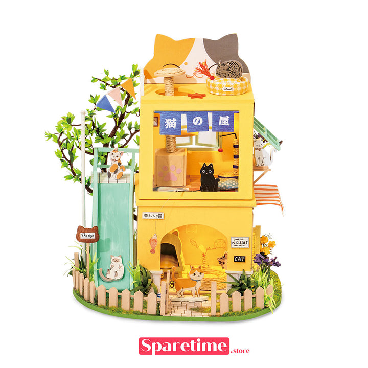 Rolife Cat House Miniature Dollhouse kit