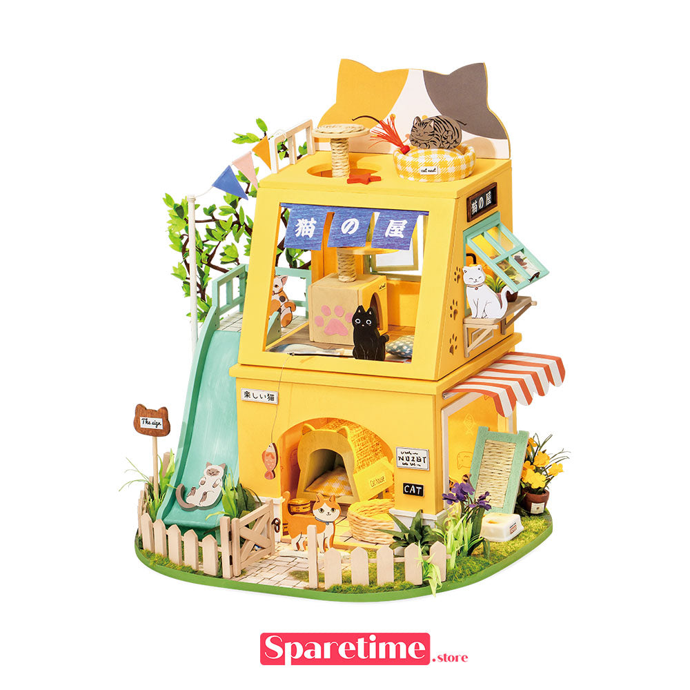 Rolife Cat House Miniature Dollhouse kit