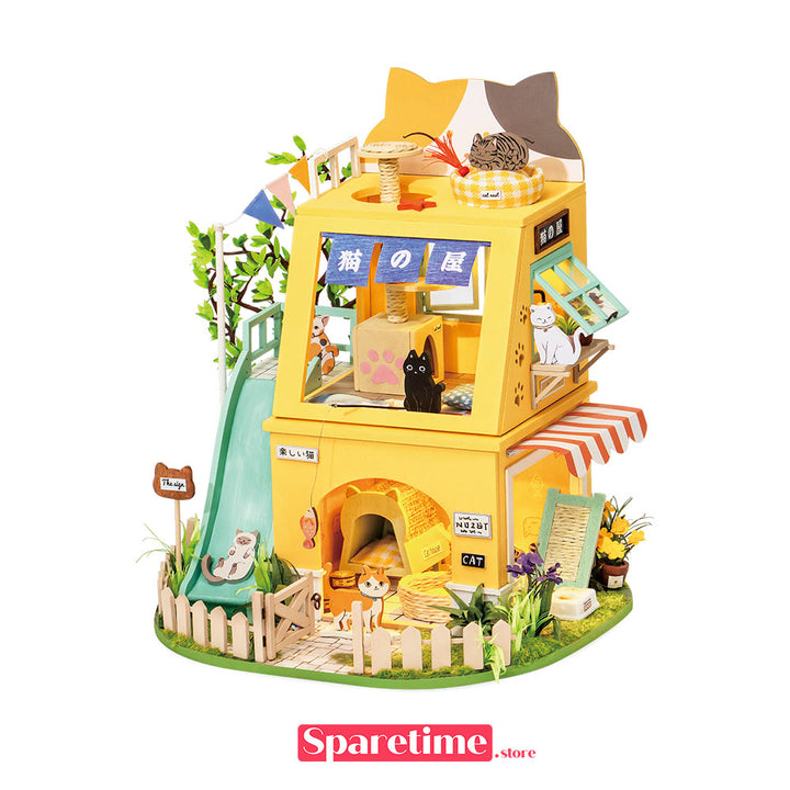 Rolife Cat House Miniature Dollhouse kit