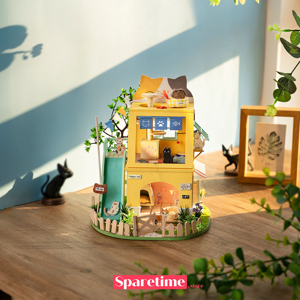 Rolife Cat House Miniature Dollhouse kit