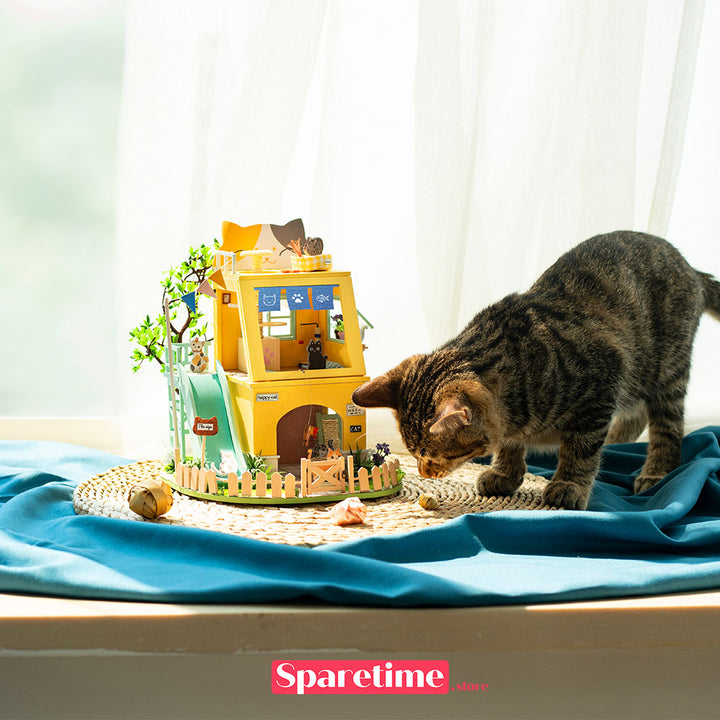 Rolife Cat House Miniature Dollhouse kit
