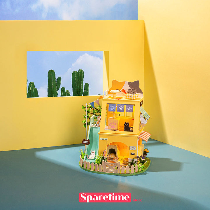Rolife Cat House Miniature Dollhouse kit