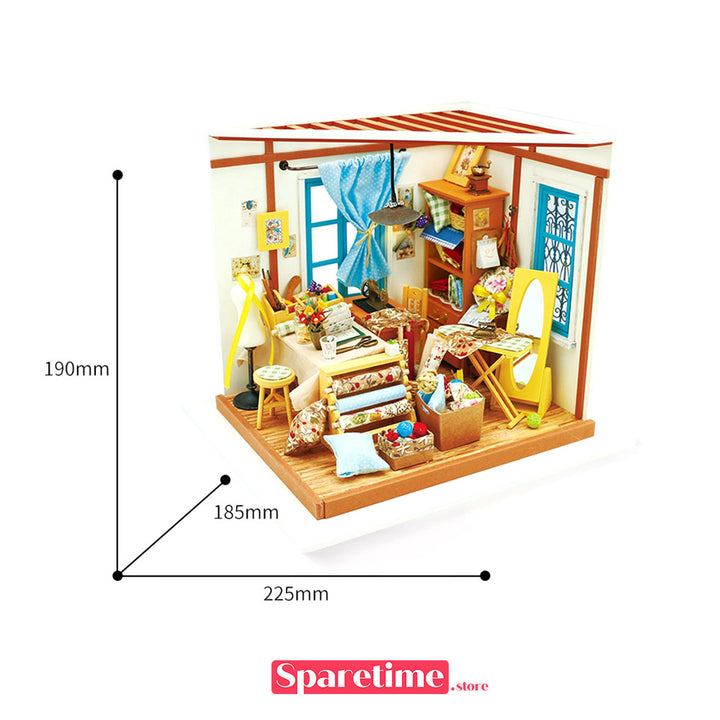 Rolife Lisa's Tailor Miniature Dollhouse kit robotime