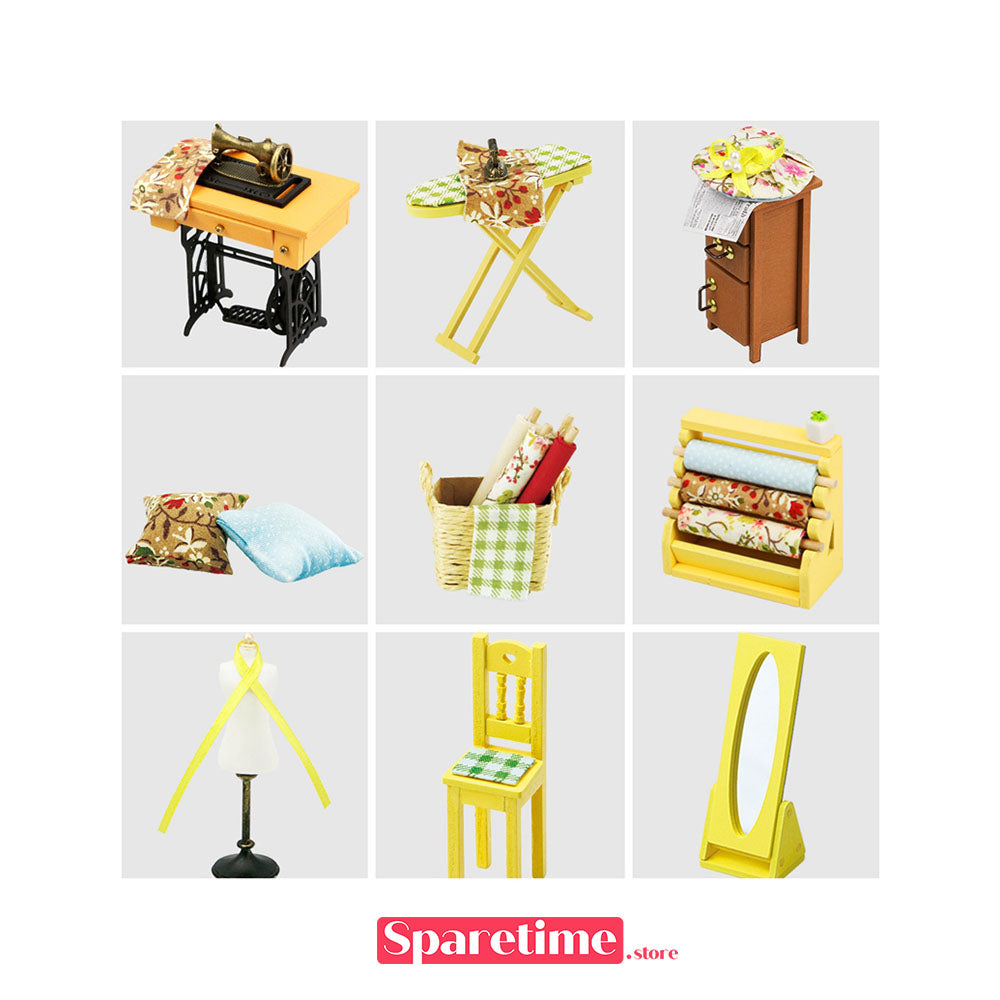 Rolife Lisa's Tailor Miniature Dollhouse kit robotime