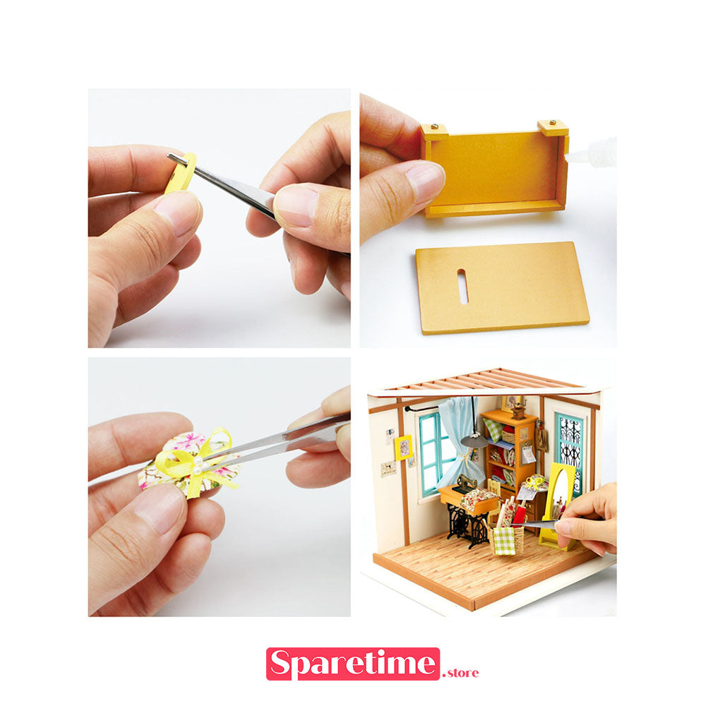 Rolife Lisa's Tailor Miniature Dollhouse kit robotime