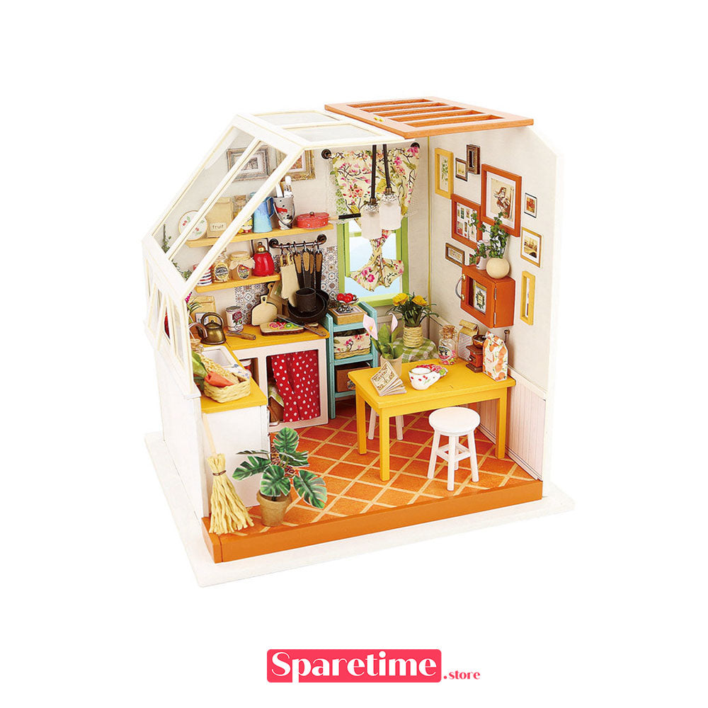 DIY Miniature Dollhouse Kit - Box Theater In a Happy Corner 