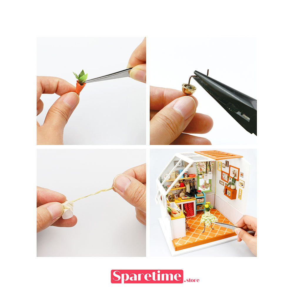 Rolife Jason's Kitchen Miniature Dollhouse kit robotime