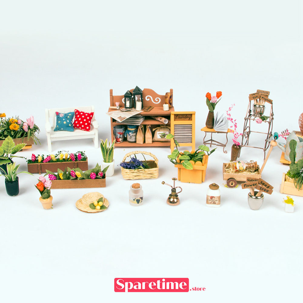 Rolife Miller’s Garden Miniature Dollhouse kit robotime
