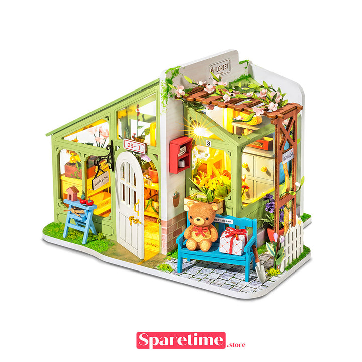 Rolife Spring Encounter Flowers Miniature Dollhouse kit