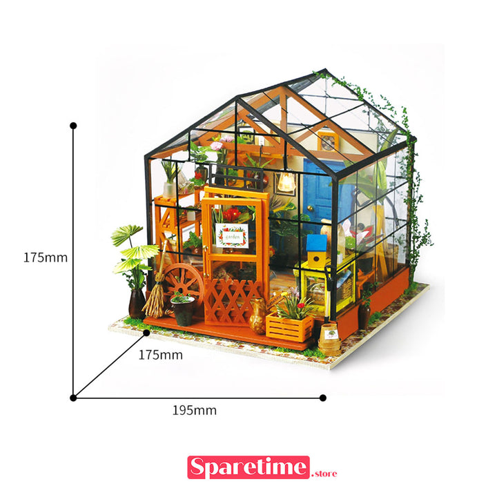 Rolife Cathy's Flower House Miniature Dollhouse kit