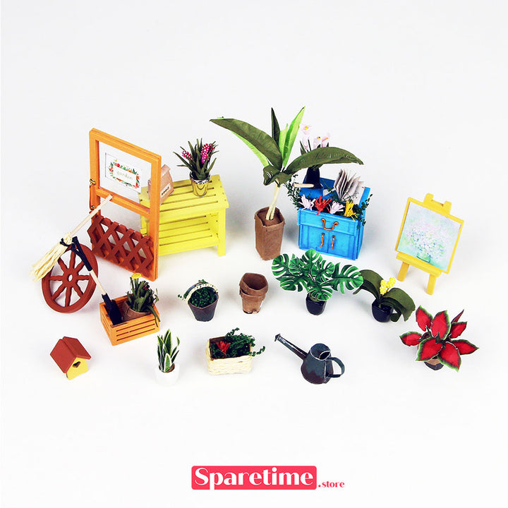 Rolife Cathy's Flower House Miniature Dollhouse kit